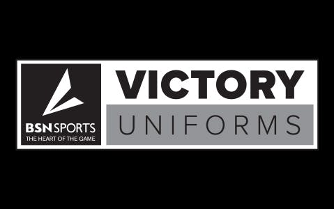 BSN SPORTS Victory Uniforms logo in black and white
