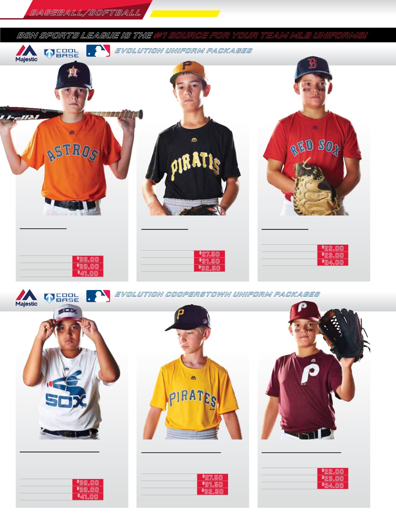 youth mlb baseball uniforms