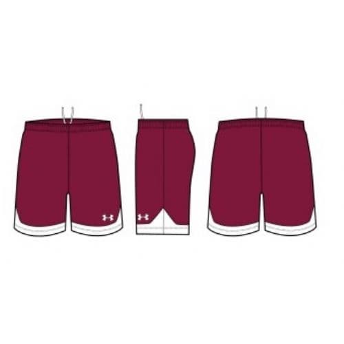 609 - Maroon, White