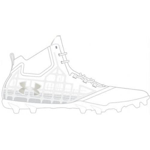 100 - White, Metallic Silver