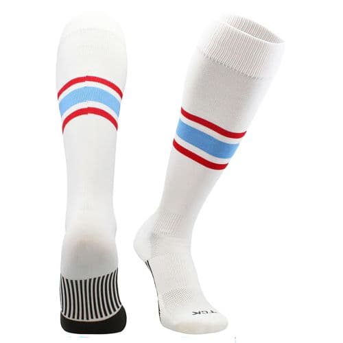 White/Scarlet/Columbia Blue