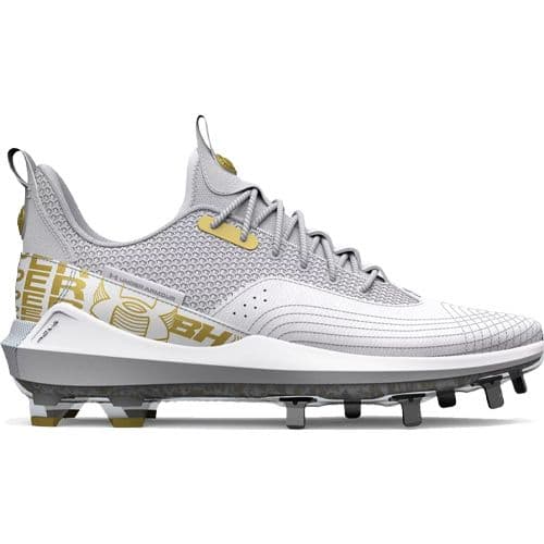 100 - White, White, Metallic Gold