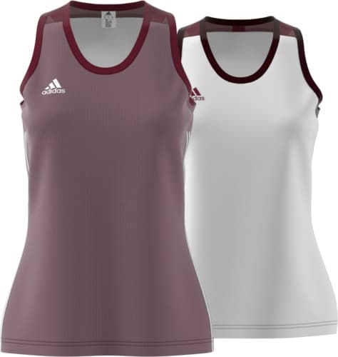 Maroon/White