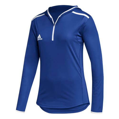 adidas Women's Team Issue Hooded Long Sleeve Tee BSN SPORTS