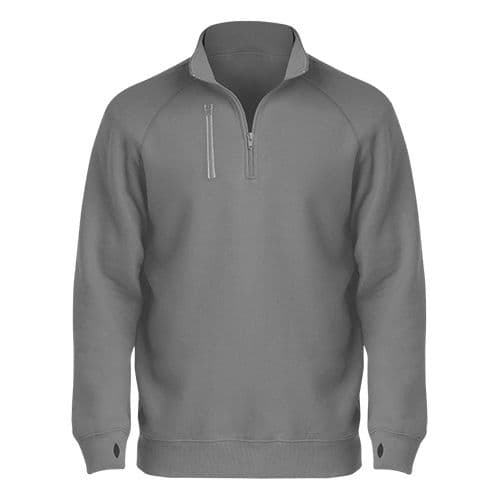 BSN SPORTS Men's Cotton Rich Fleece 1/4 Zip BSN SPORTS