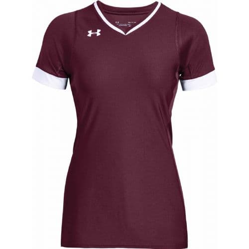 609 - Maroon, White