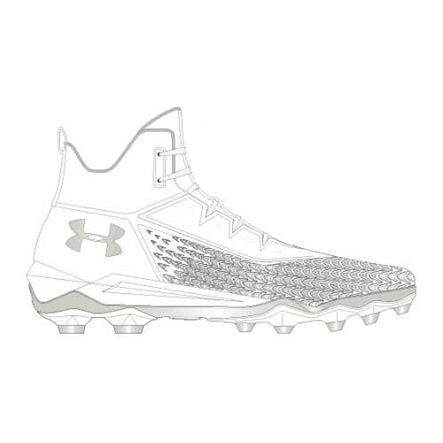 100 - White, Metallic Silver