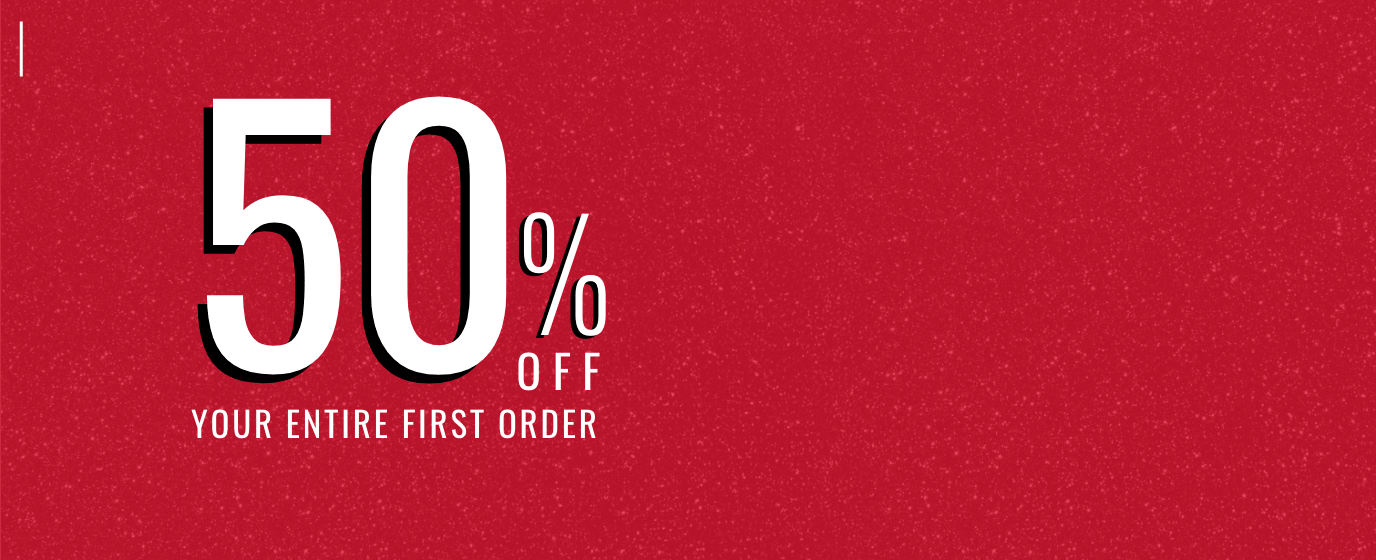 50% off hero