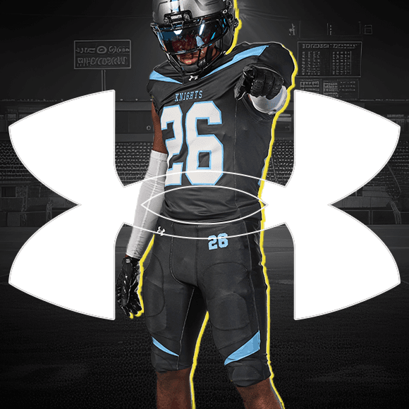 <p>Exclusive Under Armour Direct Uniform featuring HueLock sublimation technology that reduces grin through. Embroidered team name and Under Armour logos.</p><ul><li>Ships in 4 weeks or less</li><li>Three customizable design options</li><li>Sublimated tackle twill numbers on front and back.</li></ul>