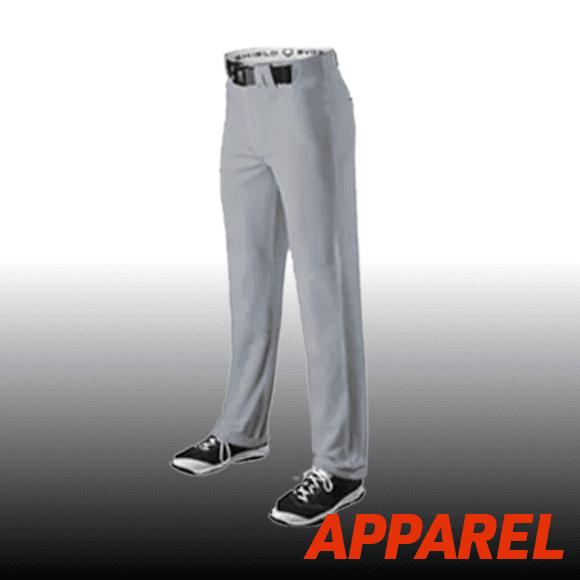 EvoShield branded gray baseball pants