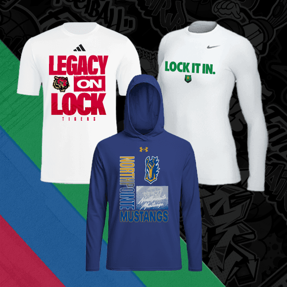 <p>Outfit your team in customizable Nike, Under Armour and adidas postseason tees pulled straight from the hardwood.</p>