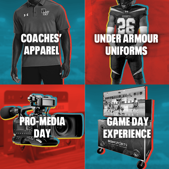 <p>Light Up Friday night with $50,000 in exclusive Under Armour Direct Uniforms, coaches' apparel, pro-media day, stadium signage and game day experience.</p>