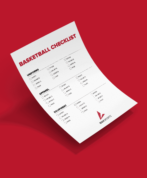 Player Checklist Men's Basketball Uniforms, Apparel, Equipment and Footwear