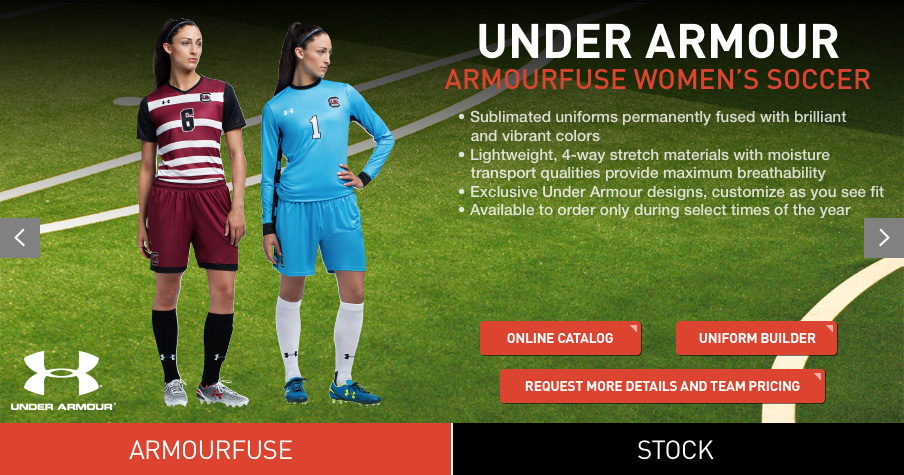 under armour womens soccer uniforms